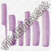 Olcsó Noname Comb Set, 6-part, Plastic (purple) (IT8928)