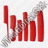 Olcsó Noname Comb Set, 6-part, Plastic (red) (IT8522)