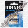 Olcsó Maxell battery ALKALINE 4xAAA LR03 *Blister* (IT7426)