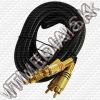 Olcsó 2x RCA-RCA cable, 2.5m Black-Gold (IT8510)