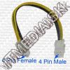 Olcsó ATX Power Cable Extender 4pin 20cm (IT8158)