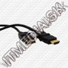 Olcsó HDMI v1.4 cable 2m GOLD *No Filter* 180°Adjustable neck (IT8279)