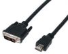 Olcsó HDMI---DVI cable, 3m (IT5428)