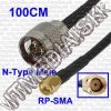 Olcsó N Male to RP-SMA Female Cable 1m (IT7954)