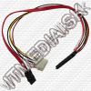 Olcsó SATA Power+Data Cable Extender 40cm *Molex* (IT8518)