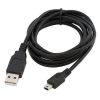 Olcsó USB A - 5p mini USB Cable 80cm *black* BULK (IT13925)