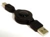Olcsó Retractable USB 2.0 Printer Cable 1.2m *C7* (IT3363)