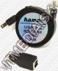 Olcsó HAMA Retractable USB 2.0 Printer Cable 1m (IT3860)