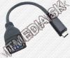 Olcsó USB-C **3.1** to USB Female Cable 20cm *Black* (macbook 2015) !info (IT11050)