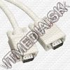 Olcsó VGA (Monitor) Cable 1.8m M-M *White* (IT10010)