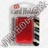 Olcsó Aluminium Card Holder *Red* (IT9249)