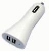 Olcsó Universal 12V Car charger Twin socket USB 2x1000mA iPhone iPad Bulk (IT10849)