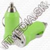 Olcsó Bullet Mini Universal-iPhone 12V (CAR) USB charger *Green* 800mA INFO! (IT10605)