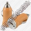 Olcsó Bullet Mini Universal-iPhone 12V (CAR) USB charger *Orange* 800mA INFO! (IT10607)