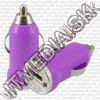 Olcsó Bullet Mini Universal-iPhone 12V (CAR) USB charger *Purple* 800mA INFO! (IT10609)