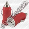 Olcsó Bullet Mini Universal-iPhone 12V (CAR) USB charger *Red* 800mA INFO! (IT10603)
