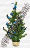 Olcsó Plastic Christmas Tree Mini 60cm Blue Decor (IT5042)