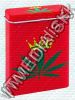 Olcsó Metal Cigarette Box 25x70x90mm *Ganja King* (IT5826)