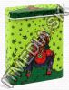 Olcsó Metal Cigarette Box 25x70x90mm *Rasta Ganja* (IT5825)