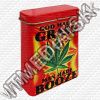 Olcsó Metal Cigarette Box 25x70x90mm *God made Grass* (IT8653)