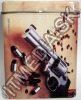 Olcsó Metal Cigarette Box 25x70x90mm *Smith and Wesson* (IT8657)
