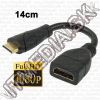 Olcsó HDMI anya - mini-HDMI apa konverter kábel (IT9157)