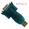 Olcsó USB to RS-232 compatible (serial) adapter *Double IC* Win7 MAX211 PL2303 (IT9715)