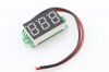 Olcsó Elektronikai mini műszer Feszültség mérő 4.5-30V 2 vezetékes (3 szegmens piros) (IT10310)