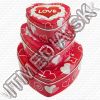 Olcsó Metal Box set Gift Pink Heart 3-set *PINK* (IT8039)