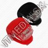 Olcsó Silicone 2-LEDs Bicycle Lamp SET(Black Front + Red Rear) (IT8873)