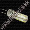 Olcsó LED izzó G4 foglalatos Szilikonos 3Watt 24x3014SMD 12V Hideg Fehér (IT9998)
