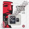 Olcsó Kingston microSD-HC card 32GB UHS-I U1 Class10 + adapter (45/10 MBps) (IT8589)