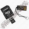 Olcsó Kingston microSD-HC card 32GB Class4 + adapter + Card Reader Mobility (IT9412)