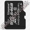 Olcsó Kingston microSD-XC kártya 64GB UHS-I U1 Industrial SDCIT/64GB + adapter (90/45 MBps) (IT12086)
