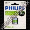 Olcsó Philips Secure Digital (SD-HC) card, 8GB info! Class4 (IT7548)