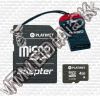 Olcsó Platinet _microSD-HC_ card 4GB *Class4* *3 year* + Card Reader (IT7435)