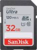 Olcsó Sandisk SD-HC kártya 32GB UHS-I U1 *Ultra* Class10 120MB/s (IT14701)