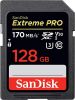 Olcsó Sandisk SD-XC kártya 128GB UHS-I U3 V30 *Extreme* Class10 [170R90W] (IT13849)