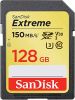 Olcsó Sandisk SD-XC kártya 128GB UHS-I U3 V30 4K *Extreme* Class10 [180R90W] (IT13880)
