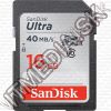 Olcsó Sandisk SD-HC kártya 16GB UHS-I U1 *Ultra* Class10 40MB/s (IT11289)