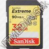 Olcsó Sandisk SD-HC kártya 32GB UHS-I U3 *Extreme* Class10 90/40 MB/s (IT8599)