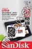 Olcsó Sandisk microSD-HC kártya 32GB UHS-I U1 *Mobile Ultra CLASS10 Androidhoz* 80MB/s + adapter (IT11347)