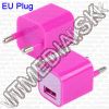 Olcsó Mini iPhone 230V USB charger *Cube* *PINK* INFO! (IT9120)