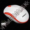 Olcsó Omega Optical Mouse WIRELESS 2.4GHz (OM 418) 1000dpi White-Orange (IT9277)