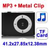 Olcsó Metal mini MP3 Player *microSD* *Black* (IT7764)
