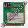 Olcsó 2 segment PCI+ISA Post Card (Test Card) (IT8313)