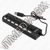 Olcsó ETP USB 2.0 Hub 7 port (power capable) *With Switches* (IT7329)