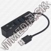 Olcsó USB 2.0 HUB 3 port + SD-TF Card Reader info! (IT11959)