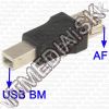 Olcsó IT Media USB (Changer) Adapter (USB-Afemale/USB-Bmale(printer) (IT9437)