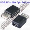 Olcsó IT Media miniUSB (Changer) Adapter (USB-Af/miniUSB-Bf) (IT9438)